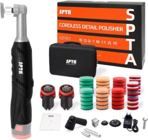 SPTA Cordless Mini Car Polisher, 12...