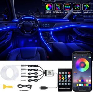 Jushope Interior Car LED Strip Ligh...