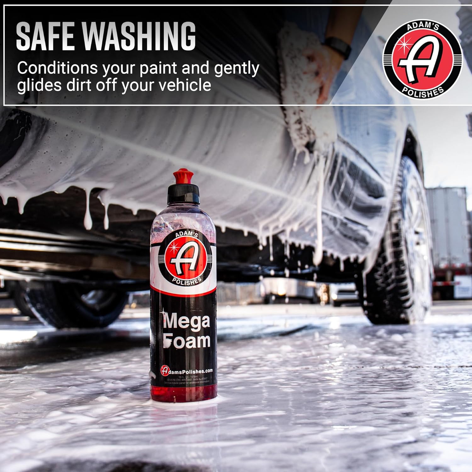 Adam’s Mega Foam Car Wash Soap (Gallon) – pH Neutral, Ultra Concentrated for Foam Cannon, Foaming Spray Gun, or Bucket – Safe for Wax, Sealants & Ceramic Coating – High Suds Car Cleaner - Image 5