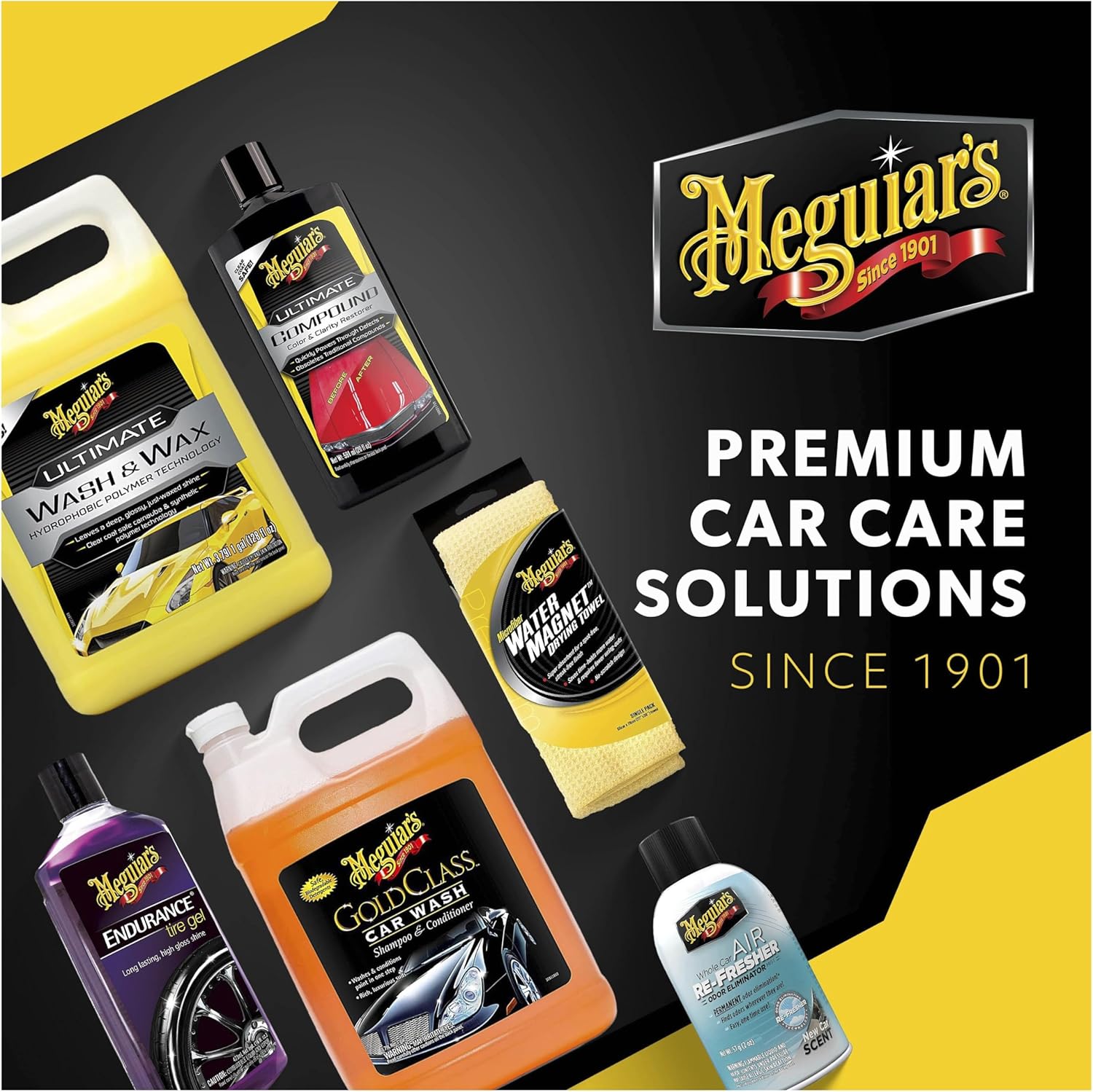 Meguiar's Deep Crystal Car Wash - Car Wash Shampoo that Cleans Paint, Enhances Gloss, and Preserves Wax Protection, pH Balanced Car Wash Soap with Excellent Foaming Action, 64 Oz - Image 2
