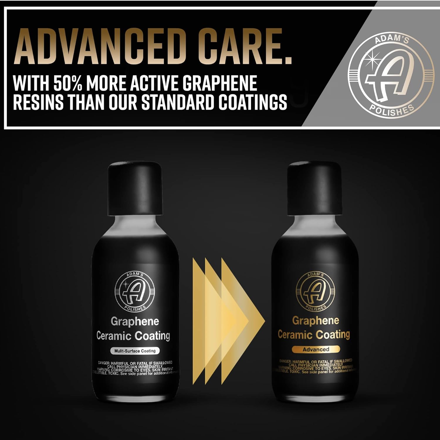 Adam's Advanced Graphene Ceramic Coating (Complete Kit) - 10H Graphene Coating for Auto Detailing, 9+ Years of Car Protection & Patented UV Technology - Image 2