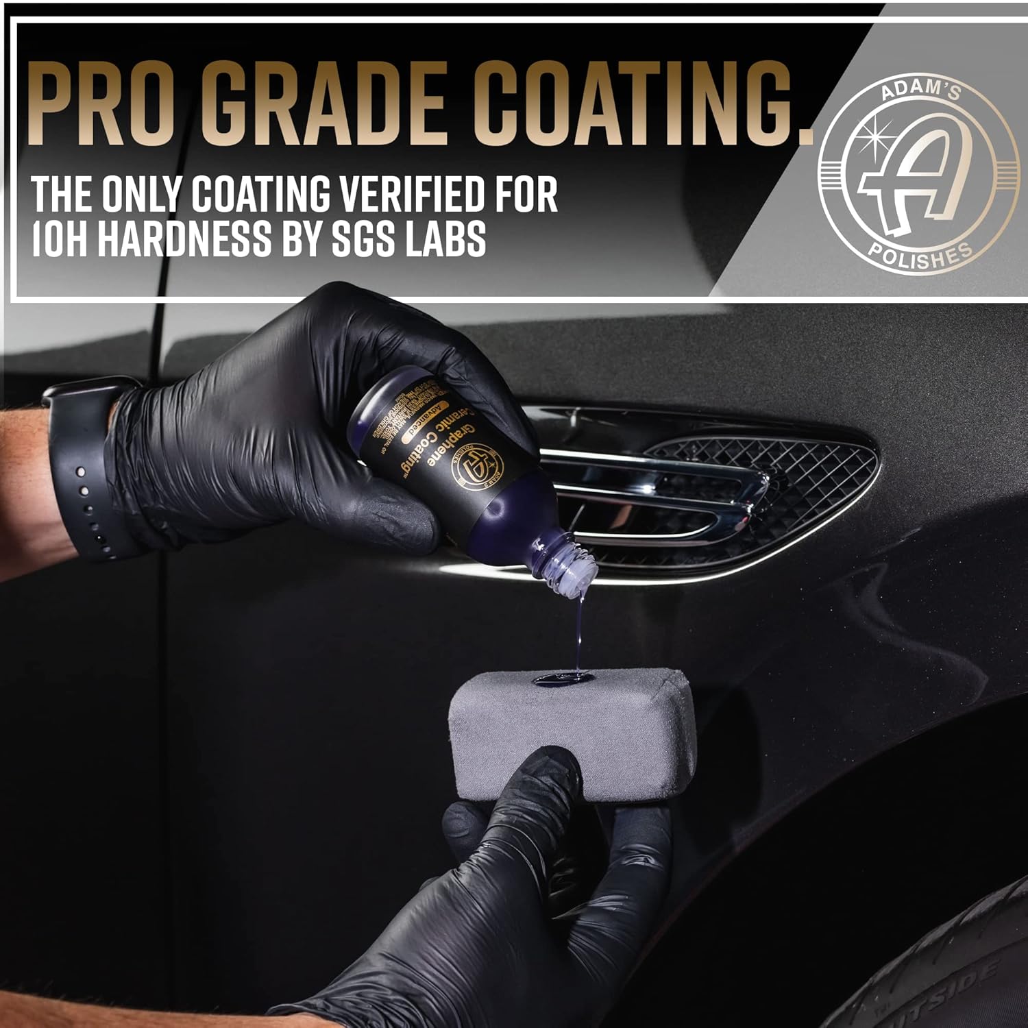 Adam's Advanced Graphene Ceramic Coating (Complete Kit) - 10H Graphene Coating for Auto Detailing, 9+ Years of Car Protection & Patented UV Technology - Image 3