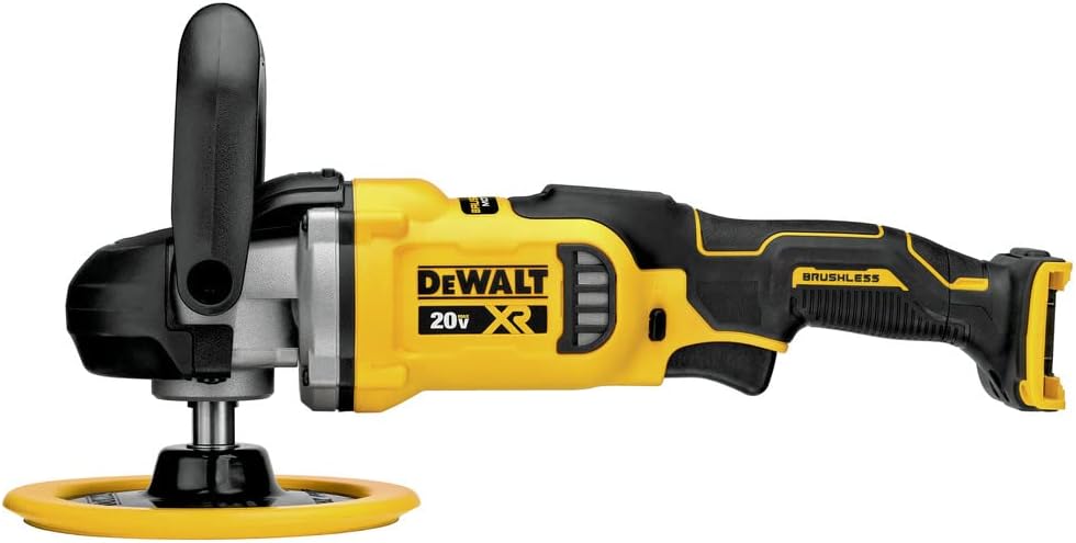 DEWALT 20V MAX* XR Cordless Polisher, Rotary, Variable Speed, 7-Inch, 180 mm, Tool Only (DCM849B) - Image 3