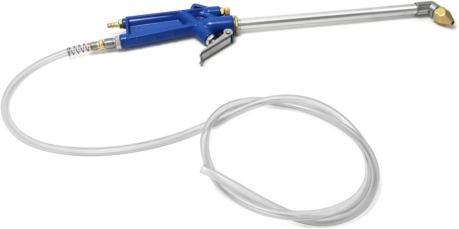 QWORK 2 Set Air Blow Gun Pneumatic Engine Cleaning Gun with 4Ft Hose, Cleaning Degreaser Sprayer Tool - Image 5