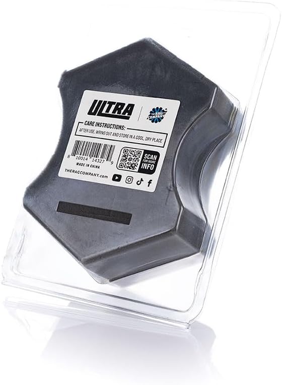 The Rag Company - Ultra Safe Sponge - Latest Foam Technology Safe for All Types of Paint and Wheel Finishes - Easy-to-Hold Ergonomic Grip for Wash Bucket and Rinseless Washing - Dark Grey - Image 5