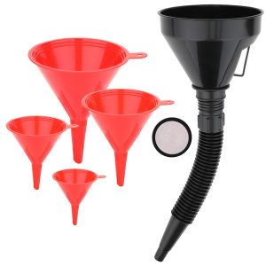 5-Piece Automotive Oil Funnel Set w...