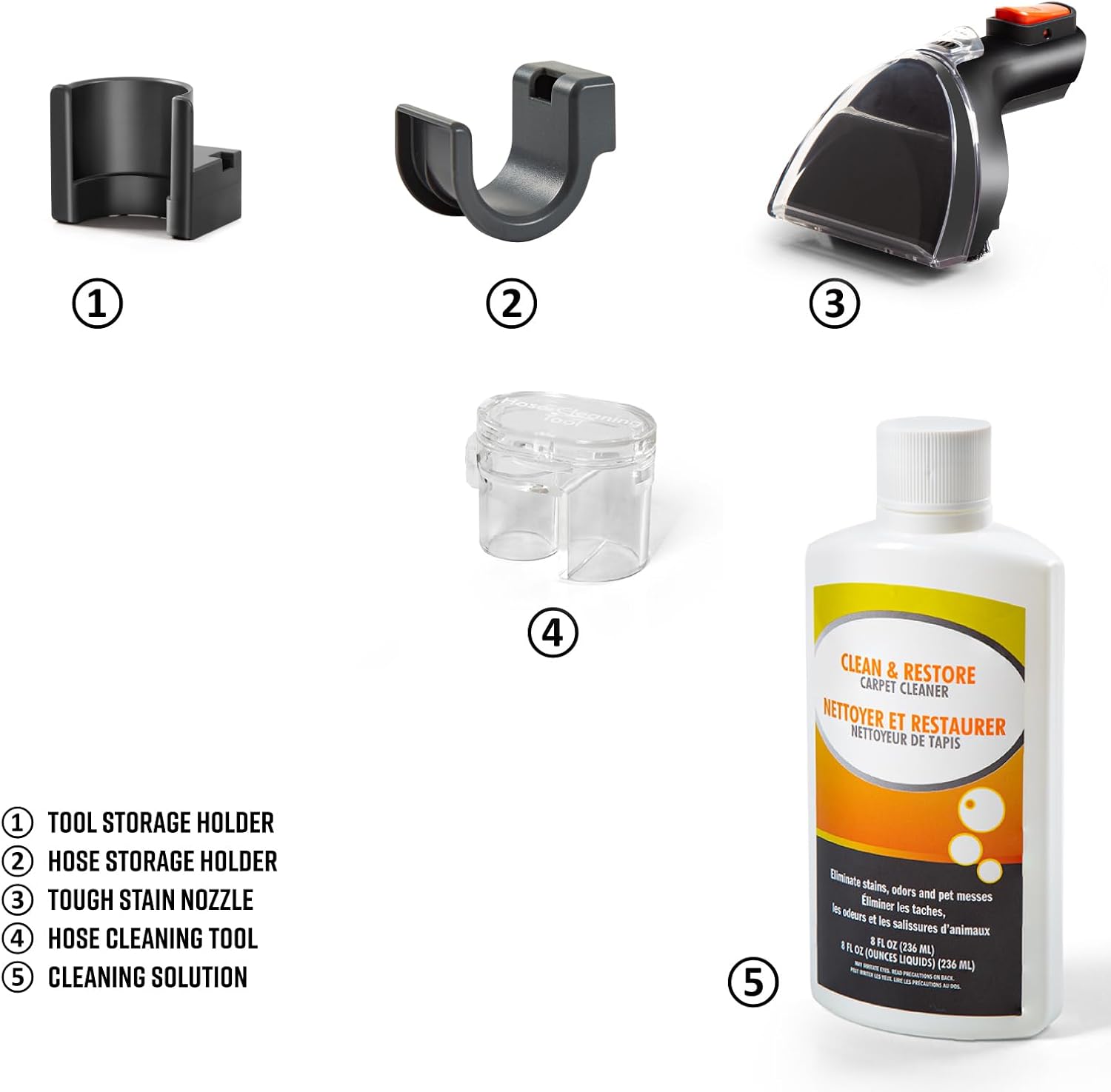 Armor All SCC301 0901 Upholstery & Carpet Cleaner, Car and Auto Detailer with Tools for Pets, Area Rugs and Couches - Image 2