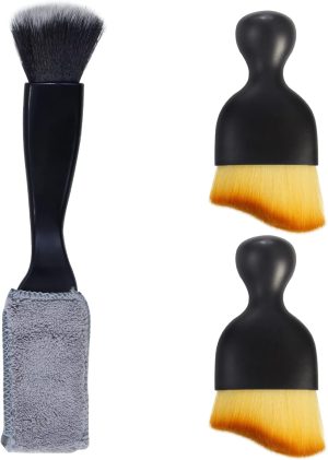 3 PCS Car Interior Detail Dust Brus...