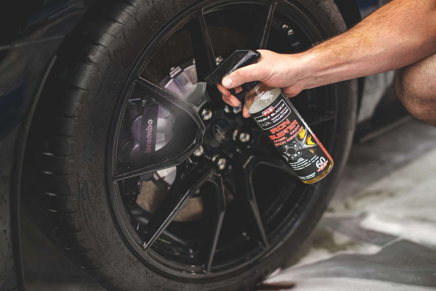 P & S Professional Detail Products Iron Buster Wheel & Paint Decon Remover - pH Balanced, Safe on Alloy, Chrome, Steel & Aluminum Wheels - 16 oz Spray - Image 5