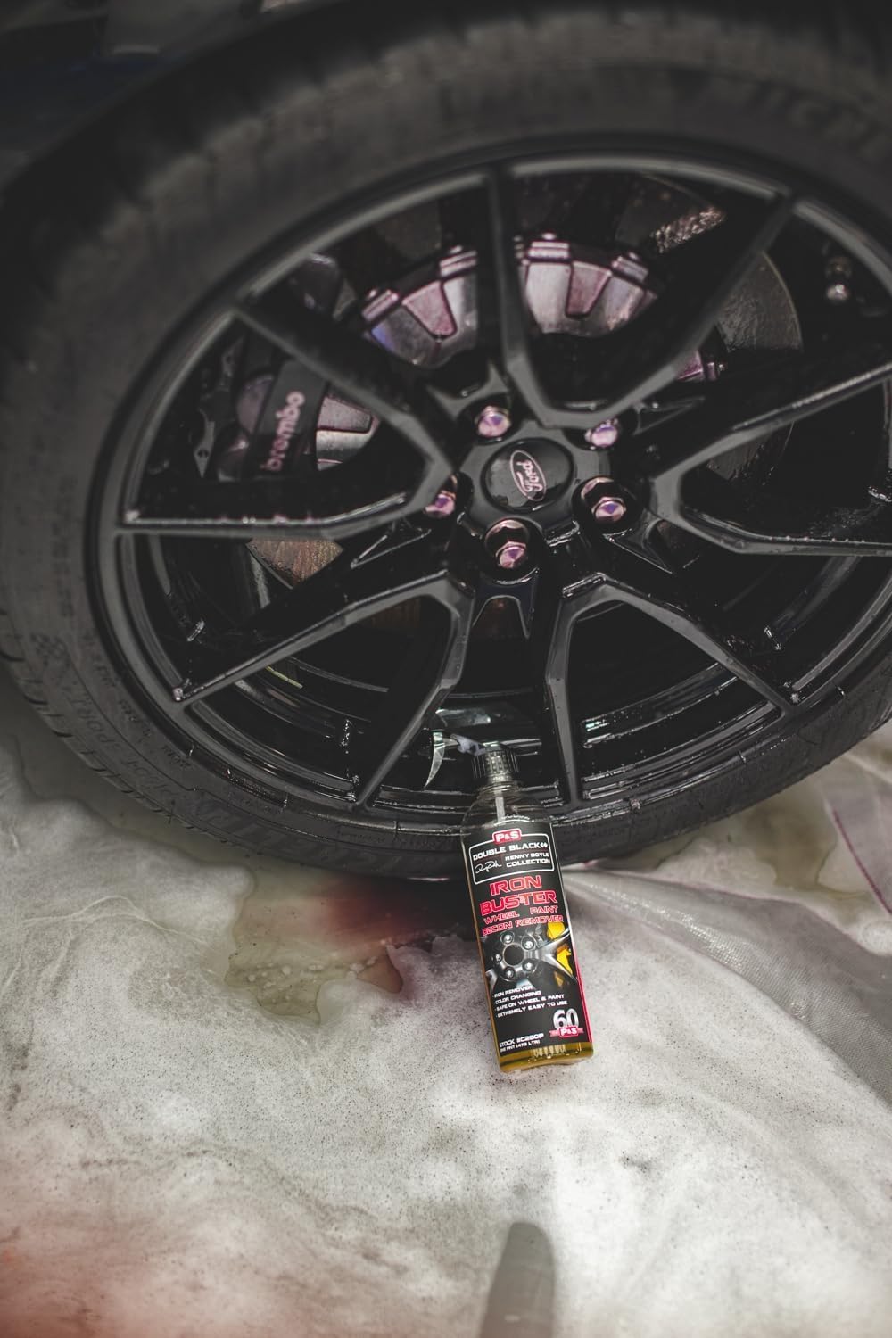 P & S Professional Detail Products Iron Buster Wheel & Paint Decon Remover - pH Balanced, Safe on Alloy, Chrome, Steel & Aluminum Wheels - 16 oz Spray - Image 6