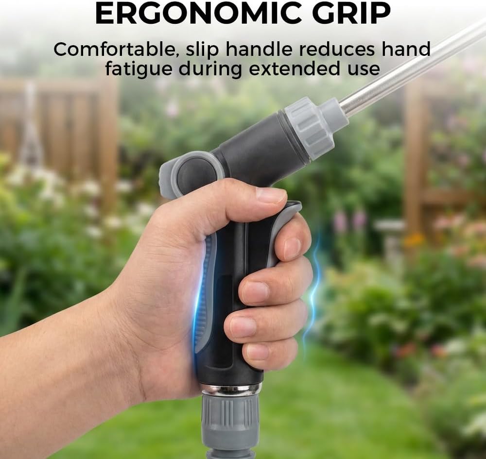 Water Blitz Pressure Washer,Power Jet Water with High Pressure Hose Nozzle and 360° Rotating,Multi Function Lawn and Garden Watering Sprayer for Yard Car (Set A) - Image 4