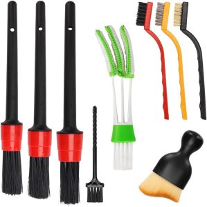 Auto Car Detailing Brush Set Car In...