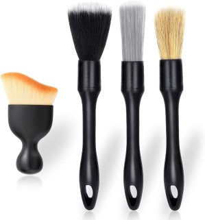 4 PCS Car Detailing Brush Set for C...