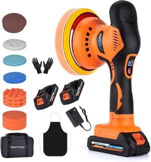 Protmex Cordless Car Buffer Polishe...