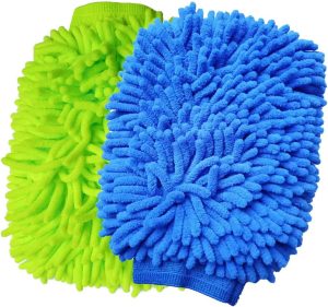 2 Pack Car Wash Mitt Microfiber Che...