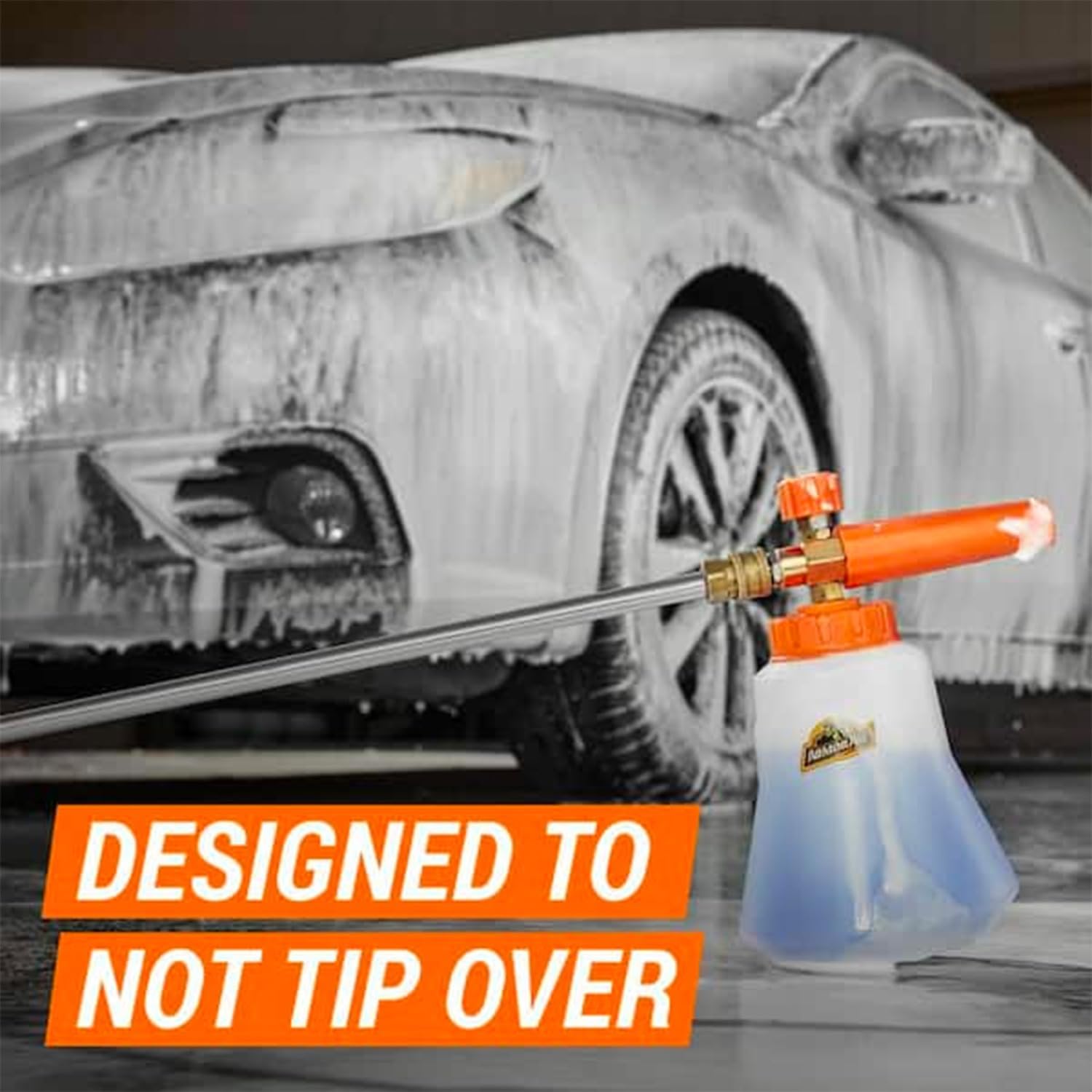 Armor All 2-in-1 Foam Cannon Kit, Car Cleaning Kit Connects to Power Washers and Garden Hoses for Vehicle Cleaning, Includes Foam Cannon, Foam Applicator and Ergonomic Adaptor, 1 count - Image 2