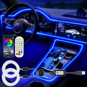 Jushope Interior Car LED Strip Ligh...