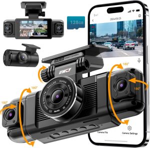 IIWEY N5 4 Channel Dash Cam 360° V...