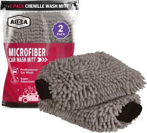 AIDEA Car Wash Mitt Microfiber-2Pac...