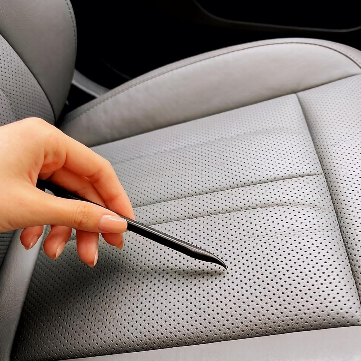 Plastic Scraper Multi-Purpose Scraper Non-Scratch Cleaning Tool Car Detailing kit,Easy to Clean Small and Narrow Spaces and Gaps, Perfect to Remove Labels, Dirt, Cleaning Car Interior Details - Image 3