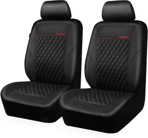 CAR PASS Quilting Leather Seat Cove...