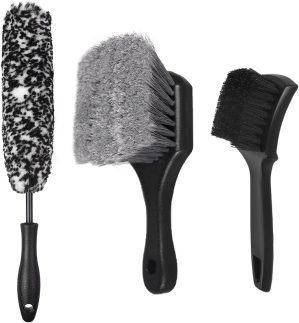 Car Wheel & Tire Brush Set, Wh...
