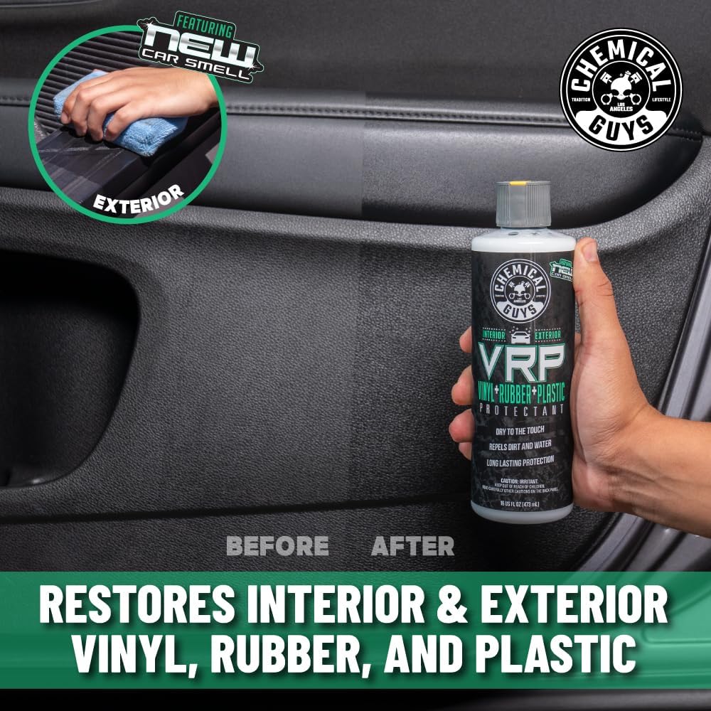Chemical Guys Keep Your Car New Kit, Ideal for Cleaning and Detailing. Includes New Car Scented VRP, Total Interior, Air Freshener, and 3 Detailing Towels - 6 Piece Kit - Image 6