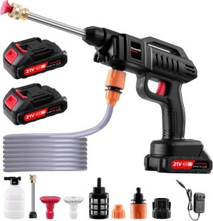 Cordless Pressure Washer, 1500W Por...