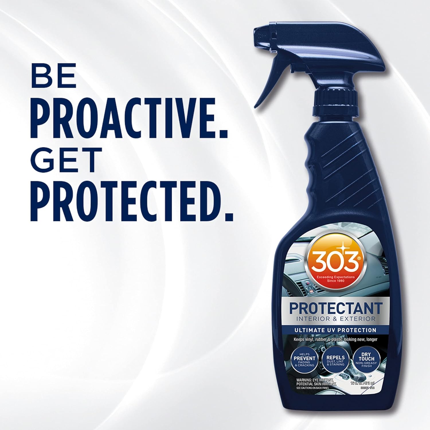 303 Products Automotive Protectant Spray, UV Protection for Car Interior & Exterior – Protects Vinyl, Plastic & Rubber, Repels Dust & Dirt, Matte Finish, 16 oz - Image 5