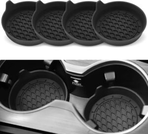 SINGARO Car Cup Holder Coaster, Sil...
