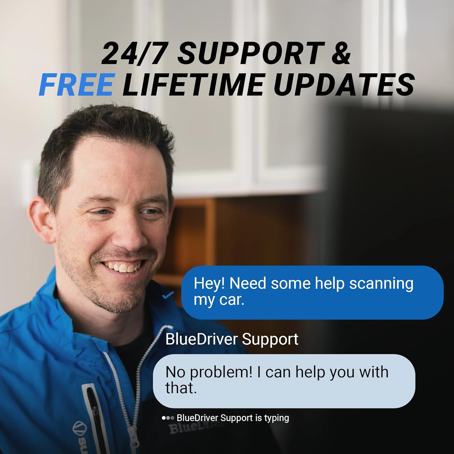 BlueDriver Bluetooth Pro OBDII Scan Tool for iPhone & Android - No Subscription Fee - OBD2 Car Scanner and Code Reader - Diagnose Check Engine, ABS, SRS, Airbag & 7000+ Issues on Vehicles 1996+ - Image 10