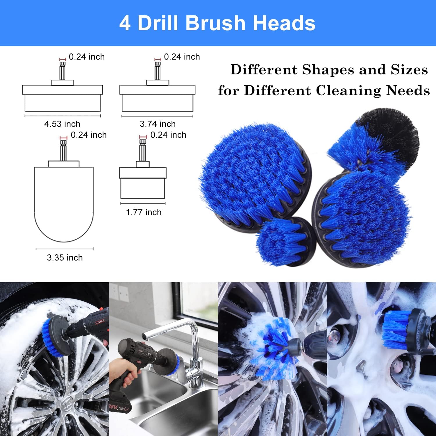 26Pcs Car Detailing Brush Set, Car Detailing Kit, Car Detailing Brushes, Car Cleaning Kit, Car Windshield Cleaning Tool, Professional Car Care kit - Car Wash Brush kit for Interior Exterior Wheels - Image 2