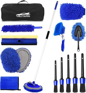62” Car Wash Brush Kit Mitt M...