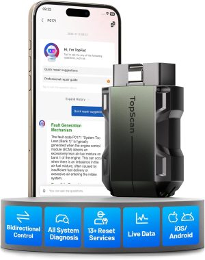 TOPDON TopScan Pro OBD2 Scanner Blu...