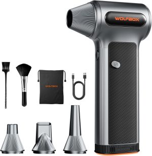 WOLFBOX MF200 Compressed Air Duster...