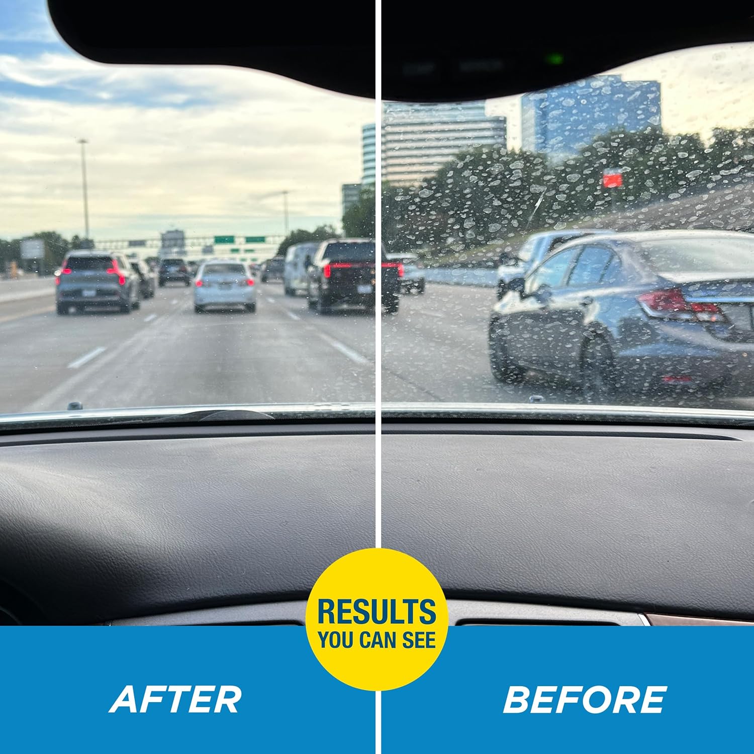 Rain-X RainX 630018 Glass Cleaner, Concentrated Streak-Free Formula for Car Windows, Windshield & Mirrors, Removes Bug Residue, Road Grime & Smoke Film - 23 Fl Oz - Image 5