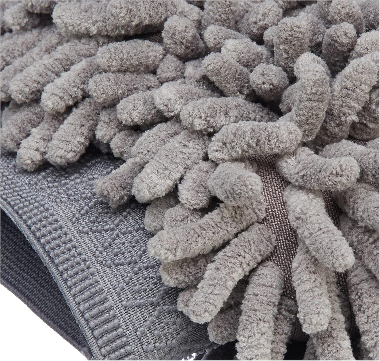 Amazon Basics Absorbent Microfiber Car Wash Drying Mitts, 2 Pack, Gray, 10.44" L x 9.06" W - Image 5