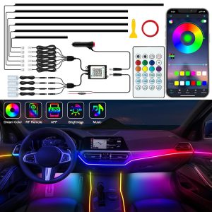 Jushope Interior Car LED Strip Ligh...