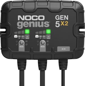 NOCO Genius GEN5X2: 2-Bank, 10A Onb...