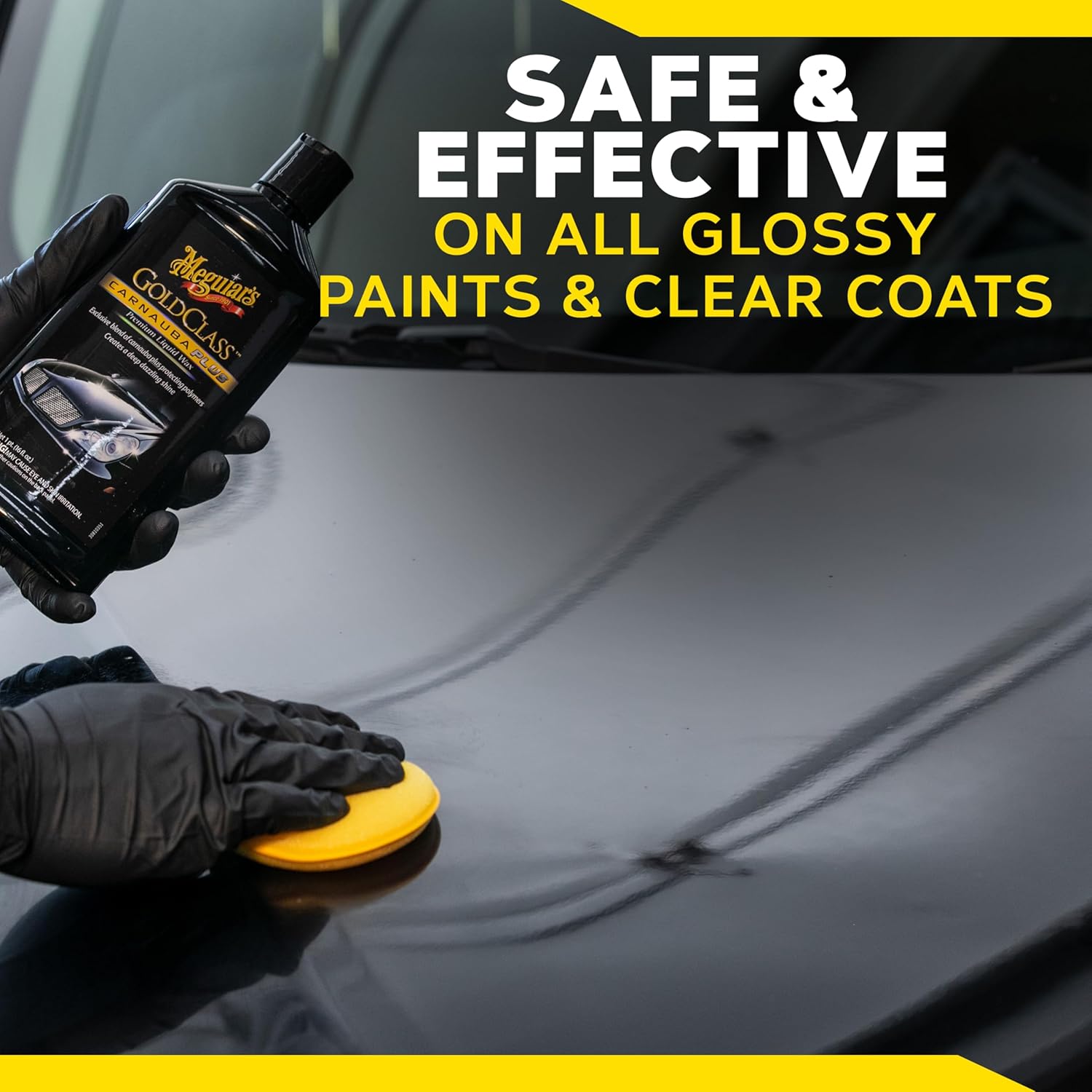 Meguiar's Gold Class Carnauba Plus Premium Liquid Wax Kit, Car Detailing Kit with a Pure Carnauba Wax Blend and a Foam Applicator Pad for Keeping Glossy Paint Protected Like a Pro, 16 Oz Bottle - Image 8