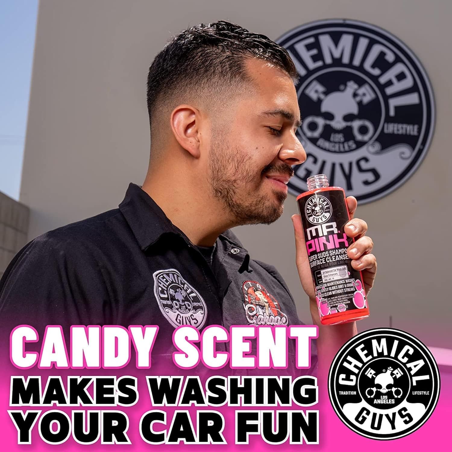Chemical Guys Mr. Pink Car Wash Soap - 16 oz Super Suds Foaming Car Wash Soap for Cannon, Blaster, or Bucket Washing - pH Balanced, Safe on Wax, Sealant, Ceramic, and Clear Coat Finishes - Image 5