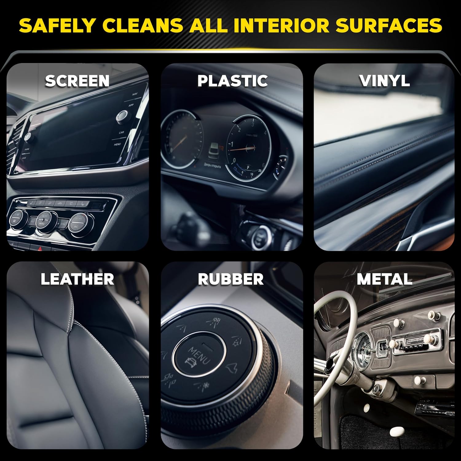 Meguiar's Quik Interior Detailer Cleaner, Quick Detailer Spray Cleans And Refresh Car Interiors, Use On Plastics, Leather & Rubber, Dashboards, Trim In Cars, Trucks & Suvs - 24 Oz Spray Bottle - Image 5
