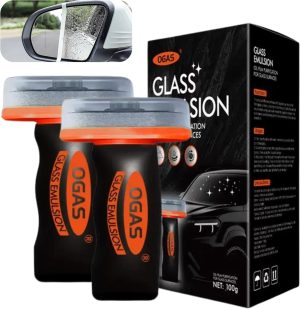 2Pcs Glass Oil Film Remover for Car...