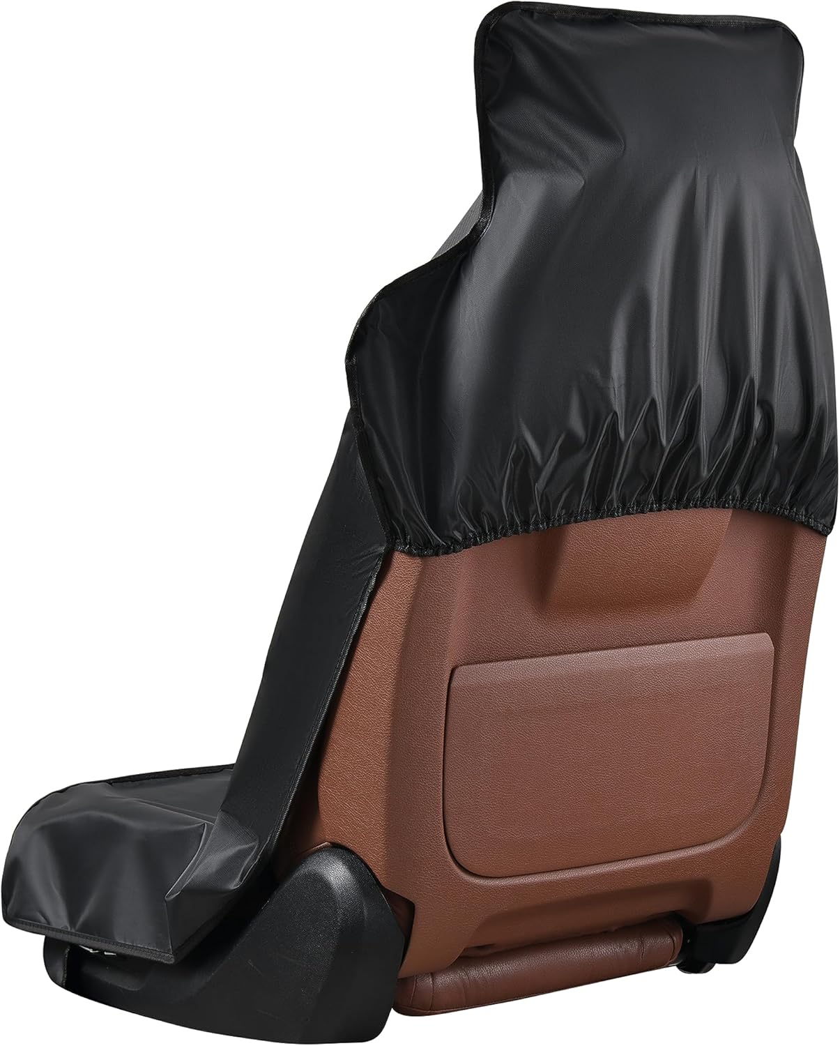 Magca Car Seat Cover Protector, Waterproof, Front Seat Cover for Universal Car Seat, Black, Pack of 1 - Image 2
