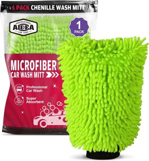AIDEA Car Wash Mitt Microfiber, 1PK...