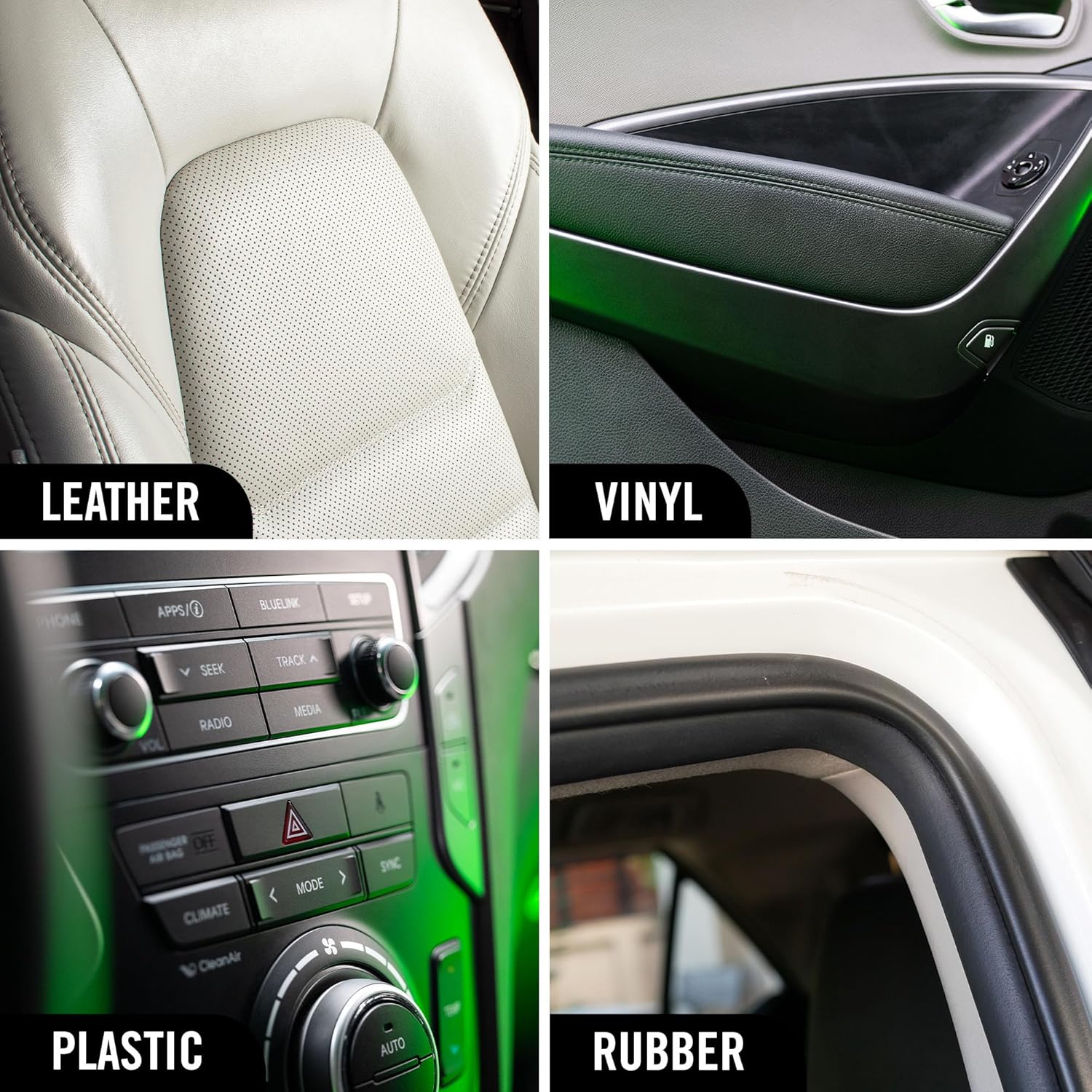 Turtle Wax Hybrid Solutions Inside Job, All Purpose Ceramic Interior Car Cleaner and Protectant, Cleans, Deodorizes and Protects Leather Car Seats, Vinyl, Rubber, and Plastic, 16 fl oz (Pack of 1) - Image 6