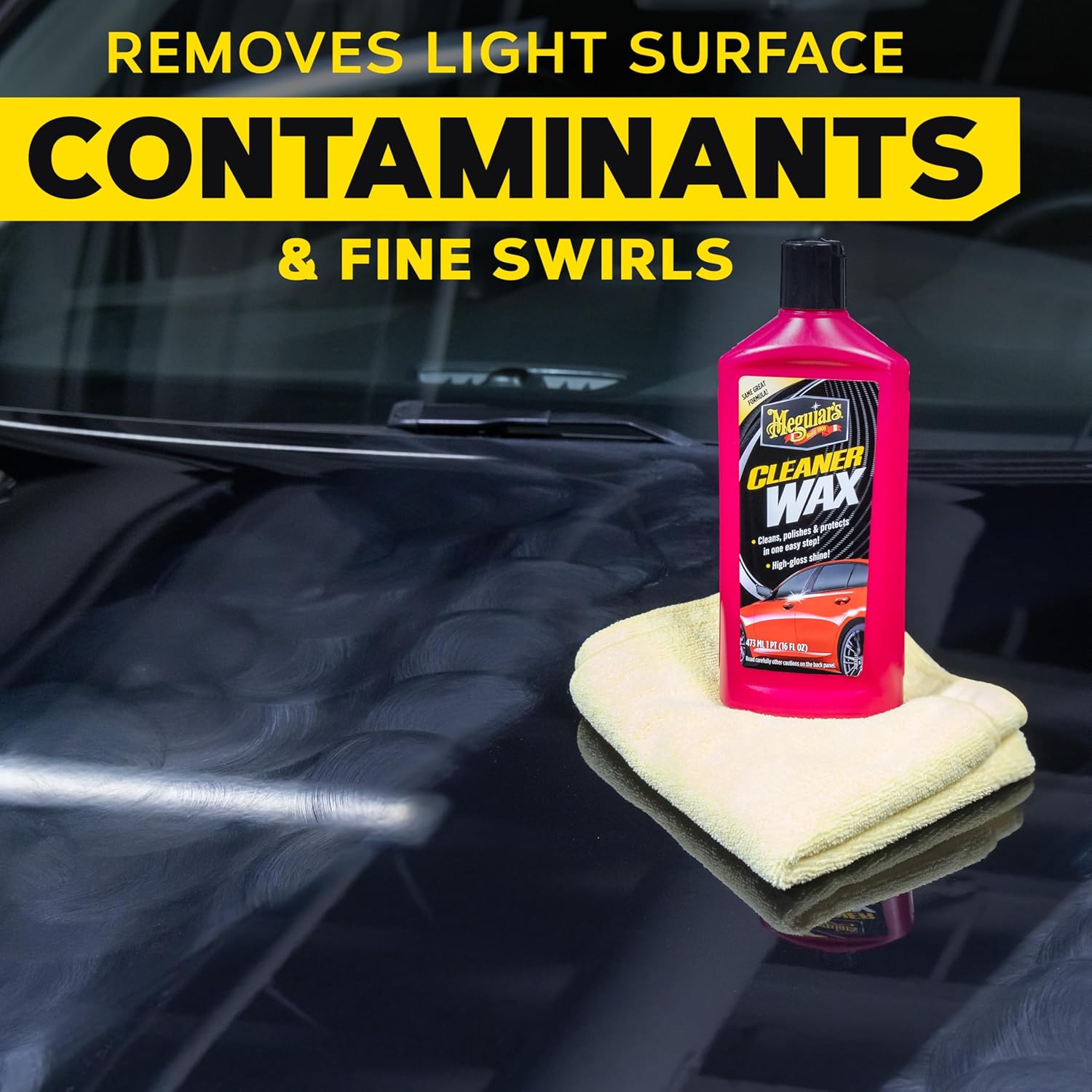 Meguiar’s Cleaner Wax, Liquid Car Wax For Diy Drivers & Detailers—Cleans, Polishes And Protects; Use On Exterior Paint And Clear Coat Surfaces On Cars, Trucks & Suvs - 16 Oz Bottle - Image 7