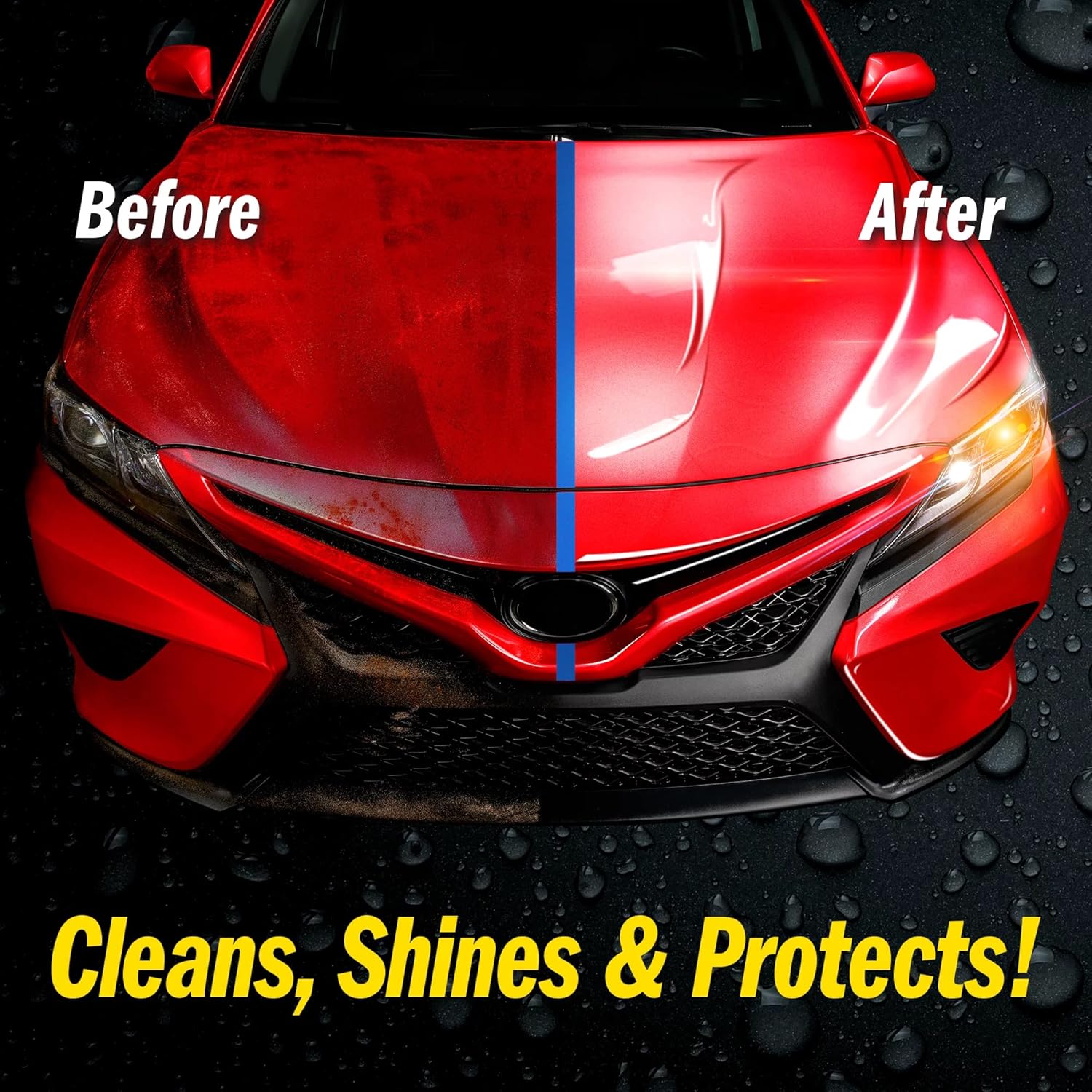 Car Wax Spray and Ceramic Coating for Cars - 3 in 1 Waterless Car Wash and Detailing - Quick Effect Coating Agent for Car - High Gloss Car Coating Spray, Shiny Car Stuff by Shine Armor - 8FlOz - Image 2