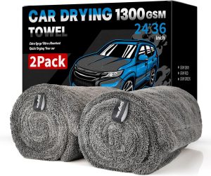 2 Pack XL Car Drying Towel – 1300...
