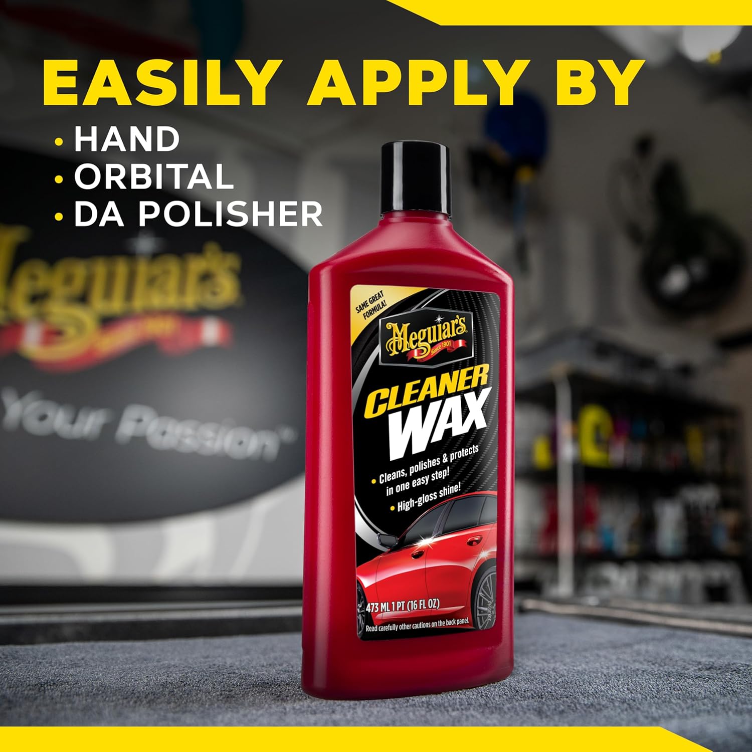 Meguiar’s Cleaner Wax, Liquid Car Wax For Diy Drivers & Detailers—Cleans, Polishes And Protects; Use On Exterior Paint And Clear Coat Surfaces On Cars, Trucks & Suvs - 16 Oz Bottle - Image 10